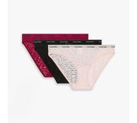 Calvin Klein BIKINI 3 PACK Womens Bikini Multicoloured - Small