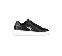 Calvin Klein Black Polyester Women Sneaker - female - Calvin Klein - Sneakers - Black - 6 UK - Shoes 6 UK