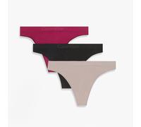 Calvin Klein Bonded Flex Seamless 3 Pack Thong Multi - Medium