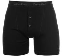 Calvin Klein - Calvin Klein Boxer Brief - Button Fly -Long Leg Boxers for Men -Mens Boxer Shorts - Boxer Shorts Men - Pack of 1 - Black - Extra Large