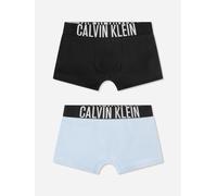 Calvin Klein Boys 2 Pack Boxer Shorts Set in Black - Black - 12 - 14 Yrs