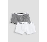 Calvin Klein Boys 2 Pack Modern Cotton Trunk, Multi, Size Age: 10-12 Years Print