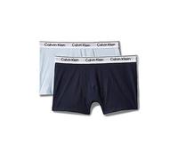 Calvin Klein Boys 2 Pack Modern Cotton Trunks, Multi, Size Age: 10-12 Years Print