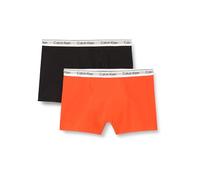 Calvin Klein Boys 2PK TRUNK RED (Orangecom/Black) 14-16 Years