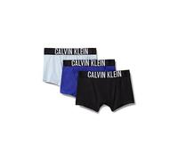 Calvin Klein Boys 3 Pack Intense Power Trunk, Multi, Size Age: 8-10 Years Print