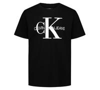 Calvin Klein Boys' Classic Ck Logo Crew Neck Tee - Black - Large