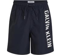 Calvin Klein Boys’ Medium Drawstring Swim Shorts, Blue (Dark Sapphire), 8-10 Years