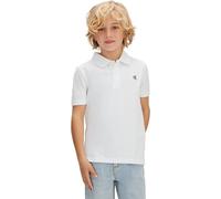 Calvin Klein Boy's Solid Polo LVCKSJB29B S/S Polo, White (White 11-0601 TCX), 14 Years