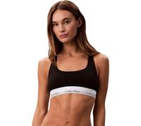 Calvin Klein Lv00qf8493 Unlined Bralette Bra Black L Woman