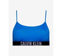 Calvin Klein Bralette Intense Power Bikini Top Electric Blue Black Women - M