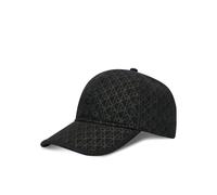 Calvin Klein Canvas Emblem Logo Baseball Cap - Charcoal AOP