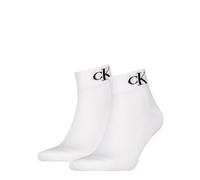 Calvin Klein Casual Flat Knit Cotton Quarter Socks 2 Pack Quarter (pack of 1)