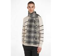 Calvin Klein Check Scarf Wool
