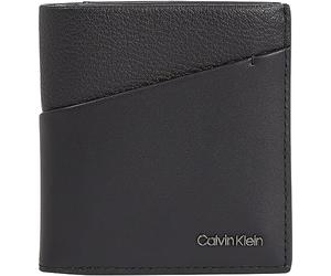 Calvin Klein CK Diagonal Trifold 6CC W/Coin, Black, OS