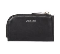 Calvin Klein CK Glow Credit card case Genuine Leather 12.5 cm black