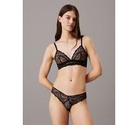 Calvin Klein CK INSTINCT Womens Unlined Triangle Black - Size Medium