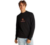 Calvin Klein CK JEANS Men's SHADOW LOGO CREW NECK J30J327470, Black (Ck Black), S