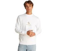 Calvin Klein CK JEANS Men's SHADOW LOGO CREW NECK J30J327470, White (Bright White), XXL
