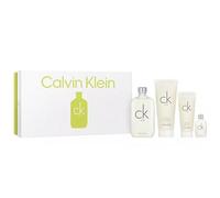 Calvin Klein CK One 200ml EDT Spray + 15ml EDT Splash + 200ml Skin Moisturizer + 100ml Body Wash Gift Set