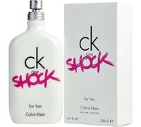 CALVIN KLEIN CK ONE SHOCK FOR HER 200ml Eau De Toilette EDT Spray - Brand New