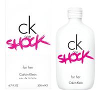 CALVIN KLEIN CK ONE SHOCK FOR HER 200ML EDT SPRAY | NEW & SEALED | FREE P&P | UK