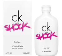 Calvin Klein CK One Shock for Her Womens EDT 200ml With Free Fragrance Gift
