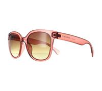 Calvin Klein CK22553S Womens Transparent Brown Sunglasses