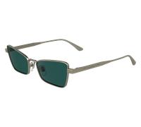 Calvin Klein Women's Sunglasses CK24110S - Matte Light Gold with Solid Green Lens