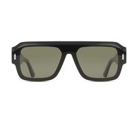 Calvin Klein Unisex Adult Sunglasses CK24501S - Black with Solid Green Lens