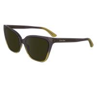 Calvin Klein CK24507S 516 Woman Sunglasses Bio-inject Violet Brown Cat Eye Normal Normal