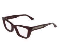 Calvin Klein CK25549 605 Woman Optical frames Acetate Bordeaux Cat Eye Normal