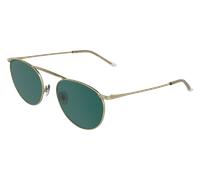 Calvin Klein CK26106ST 717 Unisex Sunglasses Titanium Gold Green / Petrolium Geometric Normal
