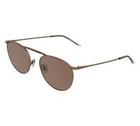 Calvin Klein CK26106ST 771 Unisex Sunglasses Titanium Gold Brown Geometric Normal
