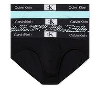 Calvin Klein CK96 Hip Sport briefs - Black / White / Turquoise