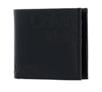 Calvin Klein CKJ Monogram Soft RFID Bifold W/Coin AOP Black