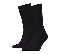Calvin Klein Classic 2Pck Mens Black Socks Cotton - Size UK 5.5-8