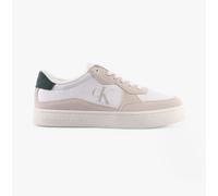 Calvin Klein CLASSIC CUPSOLE ICON Mens Trainers Bright White/Green Palm - UK 7