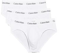 Calvin Klein Cotton Stretch 3 Pack Brief, Black with Red/Green/Navy