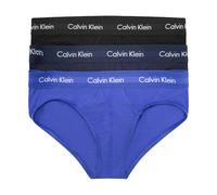 Calvin Klein Cotton Stretch Hip Briefs 3 Pack Mens Classic Fit Black Navy Blue