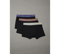 Men's Calvin Klein COTTON STRETCH Mens 3 Pack Trunks Multicoloured - Black - Size: 32/30/31