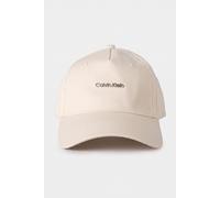Calvin Klein Cotton Twill Cap With Hardware Clasp Bone White size OS | Outlet | Women | White OS