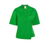 Calvin Klein Dahlia Belted Canvas Wrap Jacket - Green - 40 (UK8 / S)