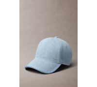 Calvin Klein Denim Emblem Burnout Cap Light Wash Denim size OS | Outlet | Women | Blue OS