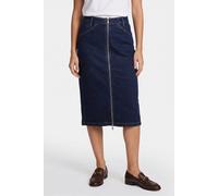 Calvin Klein Denim Zip Front Skirt Ck Classic Rinse size W28 | Midi Skirts Outlet | Women W28