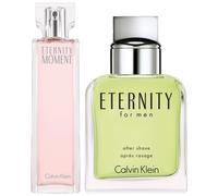 Calvin Klein Duo: Eternity Moment Eau de Parfum 100ml & Eternity For Men Aftershave Splash 100ml