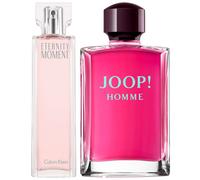 Calvin Klein Duo: Eternity Moment For Women Eau de Parfum & JOOP! Homme Eau de Toilette Spray