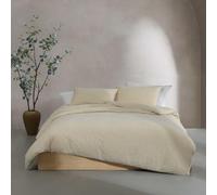 Calvin Klein - Duvet Cover Set, Soft & Breathable Bedding with Matching Shams, Plain Weave Fabric, Cozy Home Essentials (Branching Leaves Beige, Queen)