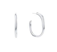 Calvin Klein Women's ELEMENTAL Collection Hoop Earrings in Stainless Steel - 35000643