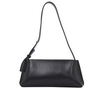 Women's Calvin Klein Margaux Shoulder Bag Leather Handbag Women Black - Size: ONE size