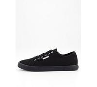 Calvin Klein Essential Vulcanised Canvas Trainers, Black, Size 42, Men Black